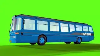 Green Screen Bus 🚌 Chroma Key Footage VFX VIDEO