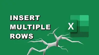How to insert rows between multiple rows in Excel