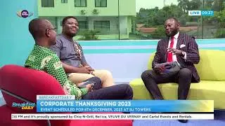 Corporate thanksgiving 2023: Event scheduled for 8th December, 2023 at SU Towers