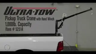 Ultra-Tow Pickup Truck Crane With Hand Winch  1000-Lb. Capacity