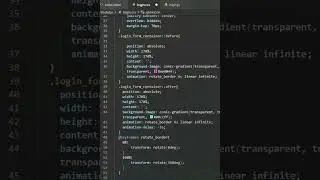 Login Form Using HTML and CSS