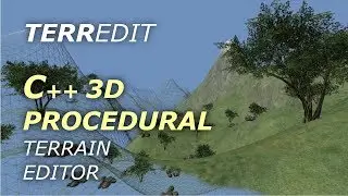 C++ 3D Engine | Procedural Terrain Editor | TerrEdit | Based on Pard Engine