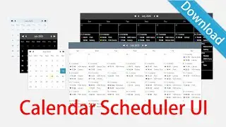Unity3D Calendar Scheduler UI