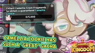 TRYING TO GET CAMELLIA COOKIE IN A TERRIBLE GACHA... (Cookie Run: Kingdom)