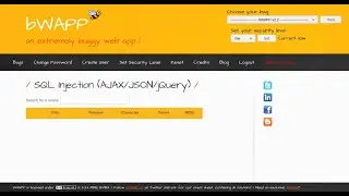 SQL Injection AJAX JSON jQuery