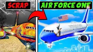 Converting ABANDONED Airplane to AIR FORCE ONE in GTA 5!