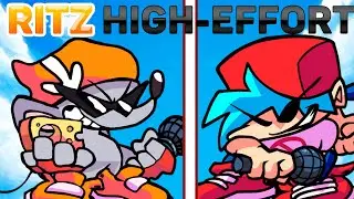 Friday Night Funkin' - VS HIgh-Effort Ritz | Full Week (FNF Mod Hard/Ritz Rat FNF)