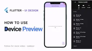 Creating Responsive Flutter Apps Using Device Preview