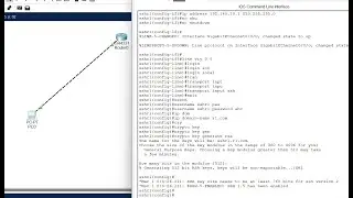 ssh configuration in cisco packet tracer #sshd #cisco #netwoking #configration #packettracer ssh