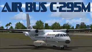 Landing the Air Bus C-295M at Helena Regional Airport in FSX