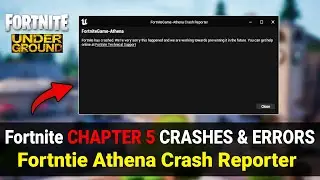 How to Fix Crashes & Not launch in Fortnite Chapter 5 Season 1 | FortniteGame Athena Crash Reporter
