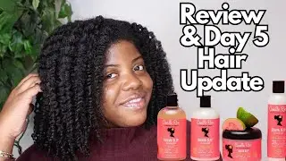 Camille Rose Guava Slip Collection | Review & Day 5 Hair Update