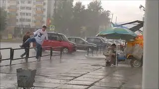 2024-06-25 Гроза, цветы, вечер, +20°С, Братск, Сибирь, Россия