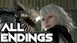 NieR Replicant - All Endings (A, B, C, D, E)