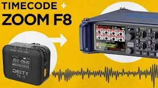 Timecode on Zoom F8 | Deity TC-1 + Zoom F8
