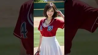 【AIグラビア】AI ART LOOKBOOK - baseball 【AI写真集】