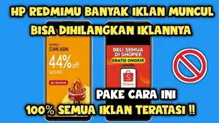 Cara memblokir Iklan hp redmi | Hilangkan iklan di hp redmi