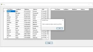 How to create dynamic table in sql database with copy the existing table values - VB.net
