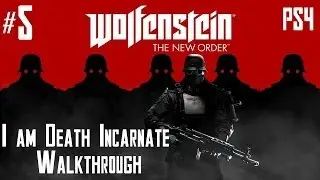 Wolfenstein: The New Order - Hard Walkthrough - Part 5 - Chapter 2 - Escape from the Asylum