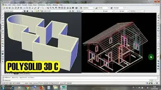 467 POLYSOLID OBJEK 3D AUTOCAD