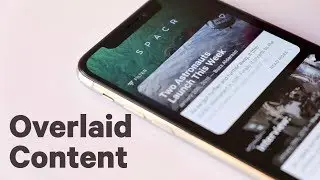 Overlaid Content with Flinto's Behavior Designer