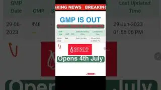 SENCO GOLD & DIAMONDS IPO GMP IS OUT #greenstocksshorts
