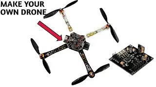 How to make a quadcopter drone with kk v5.5 flight controller using fsct6b transmitter plus mode