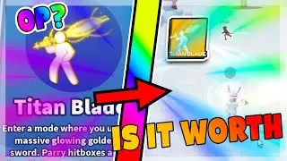 *NEW* SHOWCASING TITAN BLADE ABILITY AND HOW TO GET IN BLADE BALL | Blade Ball | ROBLOX