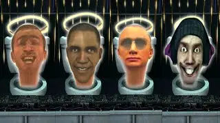 Skibidi Toilet - ORIGINAL vs DJ Skibidi Toilet  vs Obama skibidi  - Joe Biden skibidi !!