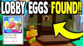 LOBBY EGGS FOUND!! | Roblox Bedwars