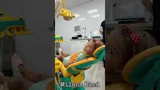 Сходила на огляд до свого стоматолога в #DentalKids Підпишіться на мій You Tube канал #MilanaLind
