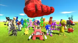 Creepy Monster Attack 5 Leve Colossal Titan - Animal Revolt Battle Simulator
