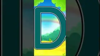 Learn to Wright and spell uppercase Letter D. #shorts #alphabet #writing