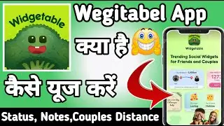 Widgetable App kaise Use kare || How to Use Widgetable App || Widgetable App