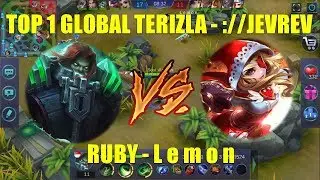 Best Match Ever !! Top 1 Global Terizla ://JEVREV VS L e m o n | Mobile Legends Bang Bang