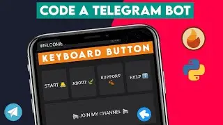 #8| How to Set keyboard Button on ReplyKeyboardMarkup|How to Code a Telegram Bots tamil/TechMagazine