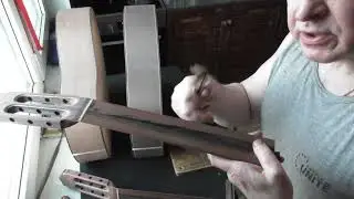 Готовые грифа и накладки для соединения с корпусом гитары(видео №1006).