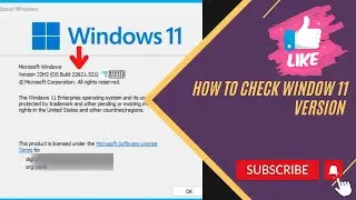 How to Check Window 11 Version in Your Pc/Laptop Easily | window 11 2023 | Technical_View