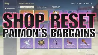 Genshin Impact SHOP RESET PAIMON'S BARGAINS For March of 2023