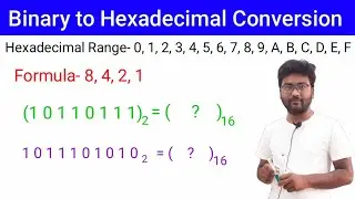 binary to hexadecimal conversion | binary to hexadecimal conversion in hindi | binary to hexadecimal