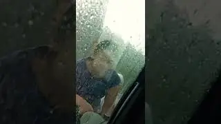 ШОК! Попали в грозу на машине