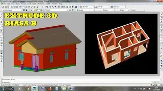 496 EXTRUDE BIASA B 3D AUTOCAD