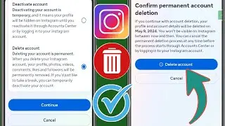 Как удалить учетную запись Instagram навсегда 2024 || Как удалить учетную запись Instagram
