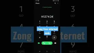 zong free internet code 2023 - free internet code - #zong #shorts