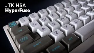 JTK HSA HyperFuse Keycaps Sound Test on Cycle7 | Glossy Keycaps!