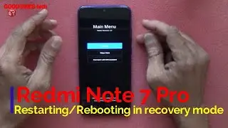 Redmi Note 7 Pro restarting | rebooting in recovery mode.
