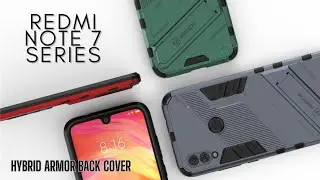 Redmi Note 7S/ 7Pro | Hybrid Armor Back Cover | Mi Rugged Armor Back Cover