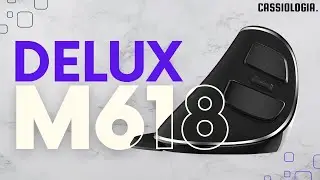 Mouse VERTICAL Custo benefício - DELUX M618 PLUS