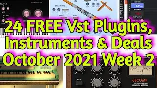 24 Best New FREE VST PLUGINS, Vst Instruments, SAMPLE PACKS & Huge Deals - OCTOBER 2021 Week 2