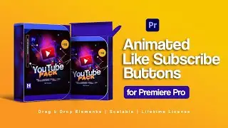 Animated YouTube Like Subscribe Buttons Pack 2023-How to Install and Use